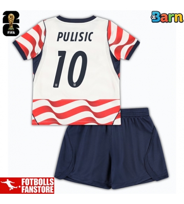 Förenta stater Christian Pulisic #10 Hemmatröja Barn VM 2026 Kortärmad (+ Korta byxor)